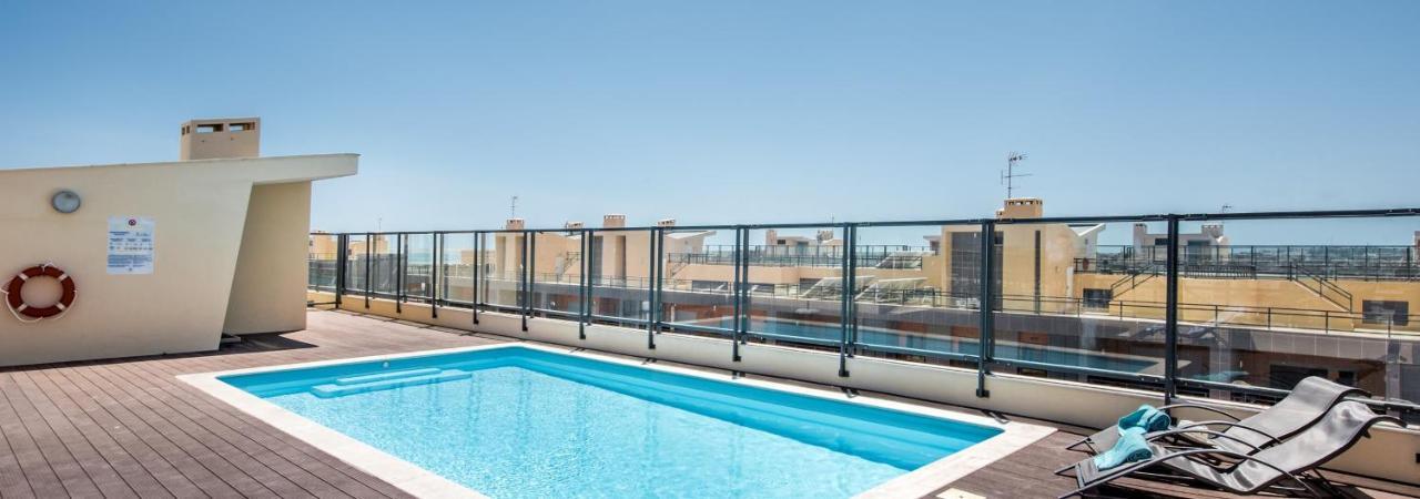 Sunset Home Olhao- Modern 3 Bed Luxury Apartment With Rooftop Pool Kültér fotó